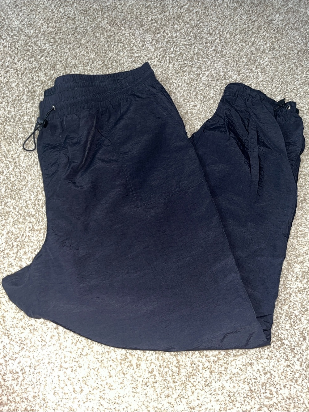 Women’s Black Elastic Waist Jogger Pants